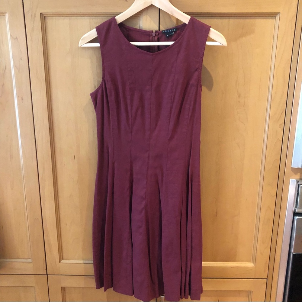 Theory sleeveless dress  Available in Rust and in Black